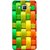 FUSON Designer Back Case Cover for Samsung Galaxy Grand Max G720 (Bright And Beautiful Colour Strips And Band Wave )
