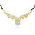 Mahi Gold Plated Dame Beauty Mangalsutra Pendant with Chain For Women PS1191479G