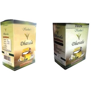 Green Tea 200 Gms Combo (Green Tea & Green Tea With Natural Tulsi)