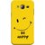 FUSON Designer Back Case Cover for Samsung Galaxy J3 (6) 2016 :: Samsung Galaxy J3 2016 Duos :: Samsung Galaxy J3 2016 J320F J320A J320P J3109 J320M J320Y  (Yellow Background Cute Smiling Smiley Big Smile)
