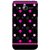 FUSON Designer Back Case Cover for Samsung Galaxy J3 (6) 2016 :: Samsung Galaxy J3 2016 Duos :: Samsung Galaxy J3 2016 J320F J320A J320P J3109 J320M J320Y  (Lines Of Pink Blurred Balls Falling Against A Black Background)