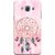 FUSON Designer Back Case Cover for Samsung Galaxy J3 Pro :: Samsung Galaxy J3 (2017) (Pink Circle Design Birds Feathers Diamonds Ruby )