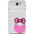 FUSON Designer Back Case Cover for Samsung Galaxy J7 Prime (2016) (Silver Background Pink Red Love Bird Lovers Couples )