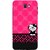 FUSON Designer Back Case Cover for Samsung Galaxy J7 Prime (2016) (Small Cute Pink Red Paper Bubbles Circles Valentine)