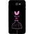 FUSON Designer Back Case Cover for Samsung Galaxy J7 Prime (2016) (Cloth Design Dark Pink Baby Maroon Dress Special )