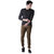 Ansh Fashion Wear Men'S Green Regular Fit Casual Trouser