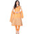 1 Stop Fashion Orange Banglori Semi-Stitched Anarkali Suit-70767