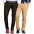 Van Galis Fashion Wear Combo of Cotton Trouser For Mens pack of 2