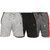 Vimal-Jonney Multicolor Cotton Shorts For Men(Pack Of 3)