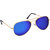 Laurels Helix Men Blue Color Aviator Sunglass (LS-HLX-030606)