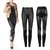Timbre PU Leather Leggings Mid Waist Faux Leather Coated Pants For Women
