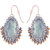 Jazz Blue Colour Designer Styled with Crystal Beads Wonderful Long Party Wear Fancy Earring for Women & Girls