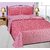 Atractivehomes beautiful cotton queen size double bedsheet with 2 pillow covers
