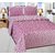 Attractivehomes beautiful cotton queen size double bedsheet with 2 pillow covers