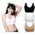 PACK OF 3 PC MULTICOLOR AIR BRA(SIZE 28-36) WIREFREE,STRAPLESS,NON PADDED BRA- material cotton lycra
