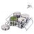 JVL 4 Piece Mouth Freshener Canister Set With Holder