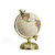 Casa Decor Victorian Elegant And Stunning World Globe with Golden Features Detailed Metal Stand Unique Table Decor