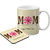 LOF Gifts For Mom Gifts For Mother'S Day Love Printed  Graphics Printed Coaster And Mug Combo