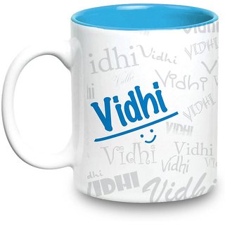 Buy Vidhi Name Gift Ceramic Inside Blue 