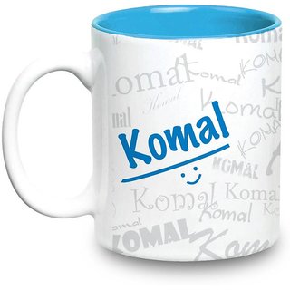Buy Komal Name Gift Ceramic Inside Blue 