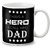 LOF I Have A Hero I Call Him Dad Gifts For Father'S Day And Birthday Anniversary 325 Ml Ceramic Coffee Mug