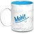 Mohit Name Gift  Ceramic Inside Blue Mug Gifts For Birthday