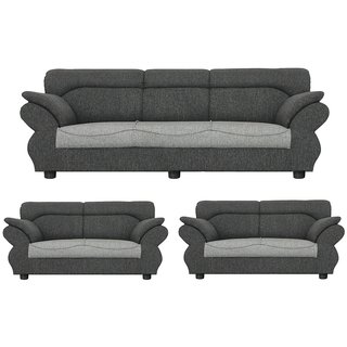 buy gioteak kingdom 7 seater sofa set in light grey color with