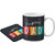 LOF I Love Dad Gifts For Father'S Day And  325 Ml Ceramic Coffee Mug With Printed Coaster Combo