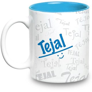 Buy Tejal Name Gift Ceramic Inside Blue Mug Gifts For Birthday Online 329 From Shopclues Tejal is an hindu boy name, meaning bright. tejal name gift ceramic inside blue mug gifts for birthday
