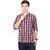 B Bee Check Slim fit Poly-Cotton Shirt For Men 
