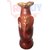 Rebuy Genuine Stuffed Leather Vase/ Flower Pot - 10 Inch - Home Decor/Showpiece