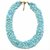 Beadworks hand knotted Turquoise & White Necklace