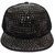 Stylish Look Black Acrylic Hip Hop Snapback Cap