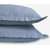 Just Linen 300 TC 100% Cotton Sateen Solid, Steel Blue Color, Pair of Regular Size Pillow Covers
