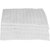 Just Hospitality Hotel Collection 300 TC 100% Cotton Sateen Economy Pack of 5 Pencil Striped White King Size Flat Sheets