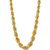 Xoonic's Gold Plated Rope Chain 3mm Thick / 20 Inch Long Rope Chain