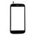 Replacement Front Touch Screen Glass Digitizer for Micromax A75 Black