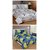 Furnishing Zone New 100% Cotton 90x90 Inches 2 Double Bedsheet With 4 Pillow Covers_FZAHCottonDBCOMB008