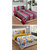 Furnishing Zone New 100% Cotton 90x90 Inches 2 Double Bedsheet With 4 Pillow Covers_FZAHCottonDBCOMB285