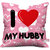 Indigifts Valentines Day Gifts Cushion Cover With Fiber Filler Pink 12x12 inches Set of 1