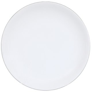 Rak Nano White Flat Plate Dinnerware Quarter / Snacks Plate (Set Of 6) COM000093