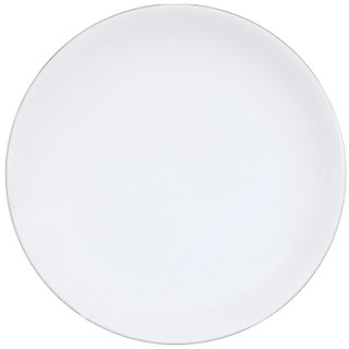 Rak Nano White Flat Plate Dinnerware Quarter / Snacks Plate (Set Of 6) COM000094