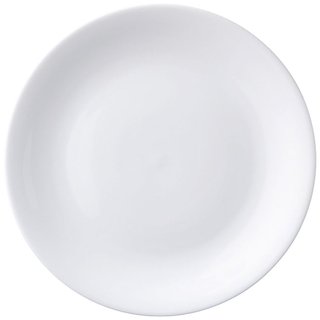 Rak Nano White Flat Plate Dinnerware Quarter / Snacks Plate (Set Of 6) COM000096