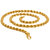 Gold Plated Men's Chain Combo by Sparkling Jewellery (22