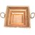 Copper Havan kund (14 x 14 x 4.5 CM) By Shriram Traders- Pack of 2