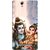 FUSON Designer Back Case Cover for Sony Xperia C3 Dual :: Sony Xperia C3 Dual D2502 (Moon Ganpati Shiva Om Namah Shivay Sitting Jatadhari )