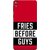 FUSON Designer Back Case Cover for Sony Xperia E5 Dual :: Sony Xperia E5 (Food Before Dudes Food Lovers Mac D Lovers )
