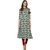 Janasya Women's Beige Cotton A-Line Floral Print Kurta