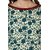 Janasya Women's Beige Cotton A-Line Floral Print Kurta