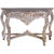 Jaitex Exports White And Brown Color Antique Wooden Console Table